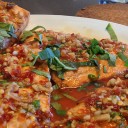 Spicy Ginger Glazed Salmon with Basil