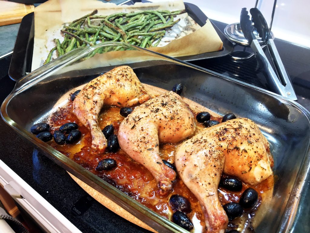 Roasted Chicken and Olives