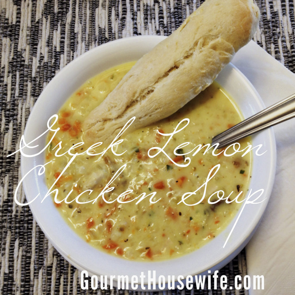 Greek Lemon Chicken Soup