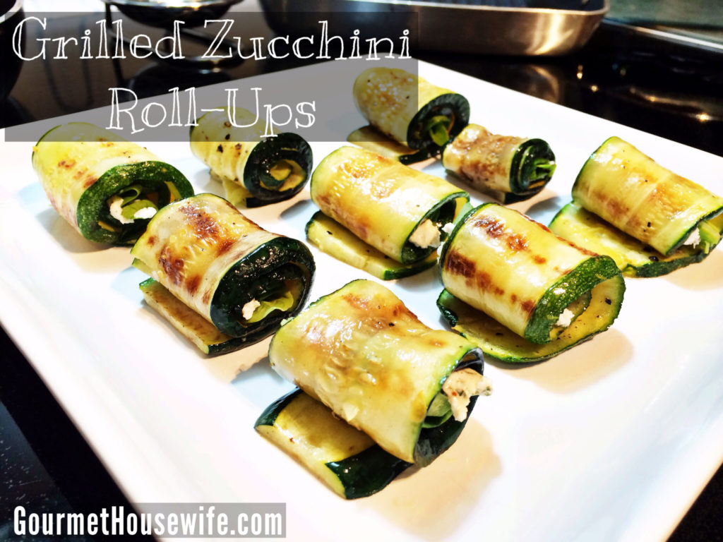 grilled zucchini roll-ups