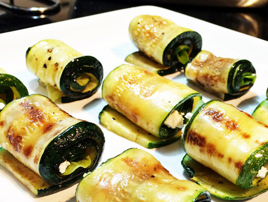 Grilled Zucchini Roll-Ups