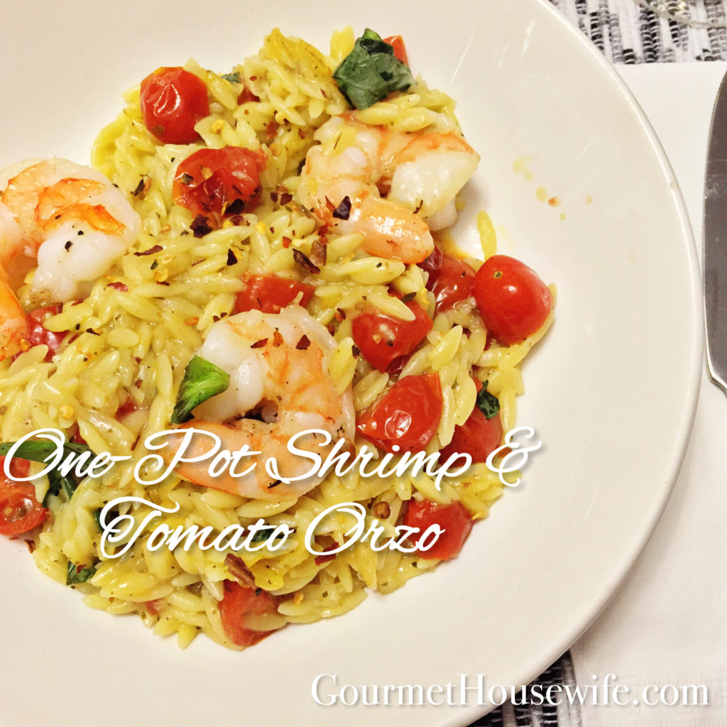 One-Pot Shrimp and Tomato Orzo